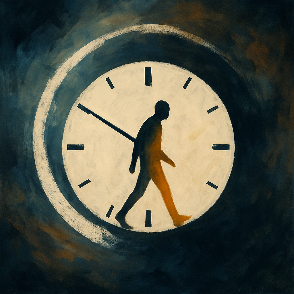 الزمن : وهم يمشي على قدمين